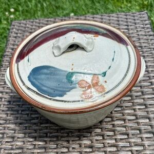 Vintage Native American Pottery Casserole Dish